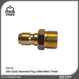 3/8in Quick Disconnect Plug x Male Metric Thread -ICA-10