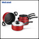WL-CSALU005-6PCS-cookware-sets-red-color