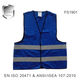 FS1900SERIES MULTICOLOR SAFETY VEST-FS1901-BLUE