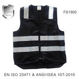 FS1900SERIES MULTICOLOR SAFETY VEST -FS1905-BLACK