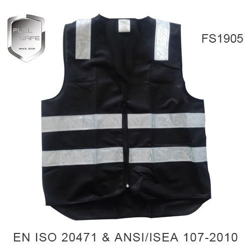 FS1900SERIES MULTICOLOR SAFETY VEST-FS1905-BLACK