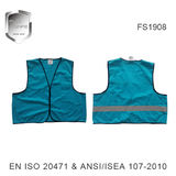 FS1900SERIES MULTICOLOR SAFETY VEST -FS1908-LAKE-BLUE