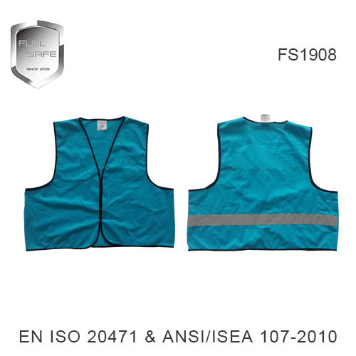 FS1900SERIES MULTICOLOR SAFETY VEST-FS1908-LAKE-BLUE