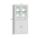 Siamese two-drawer glass cabinet-FX-5320