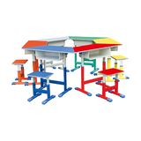 Plastic edging surface desks and chairs -FX-0780