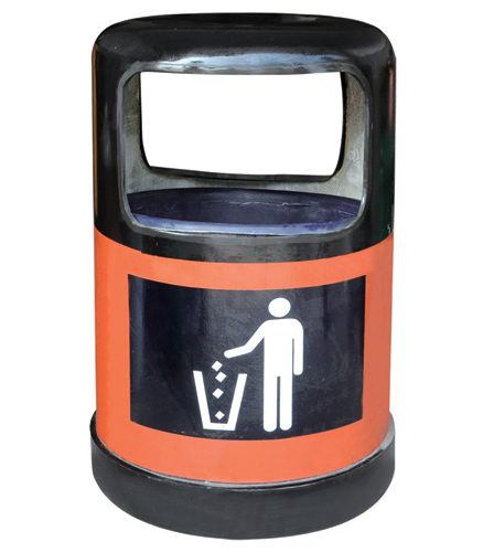 glass steel trash bin